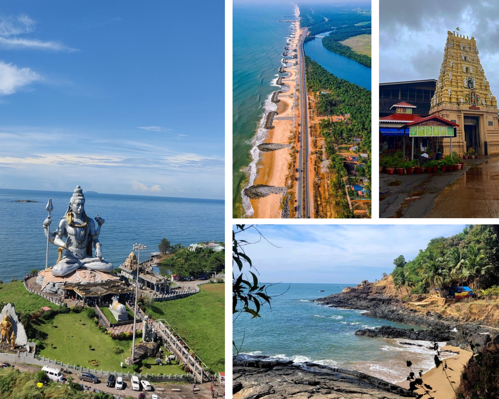 Mangalore – Udupi – Murudeshwara – Gokarna Tour (4 Nights / 5 Days)